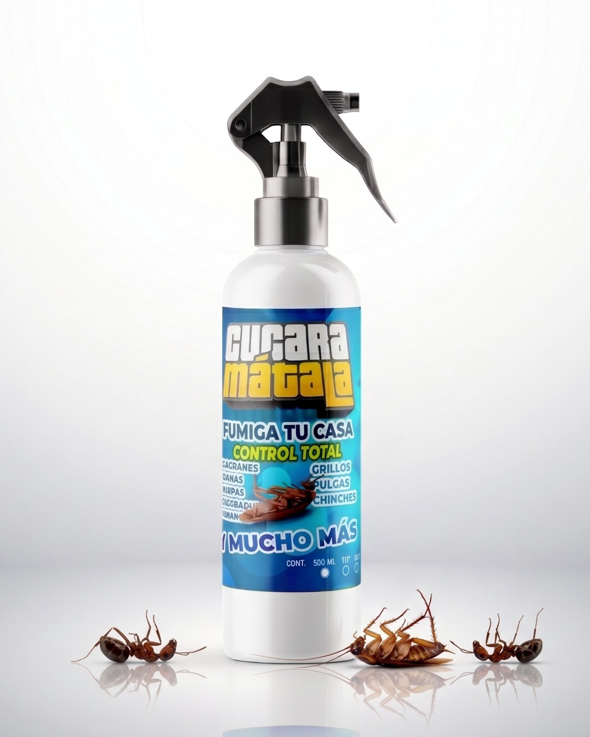 Cucara Mátala – Insecticida para 25+ Plagas Rastreras | Control de Plagas