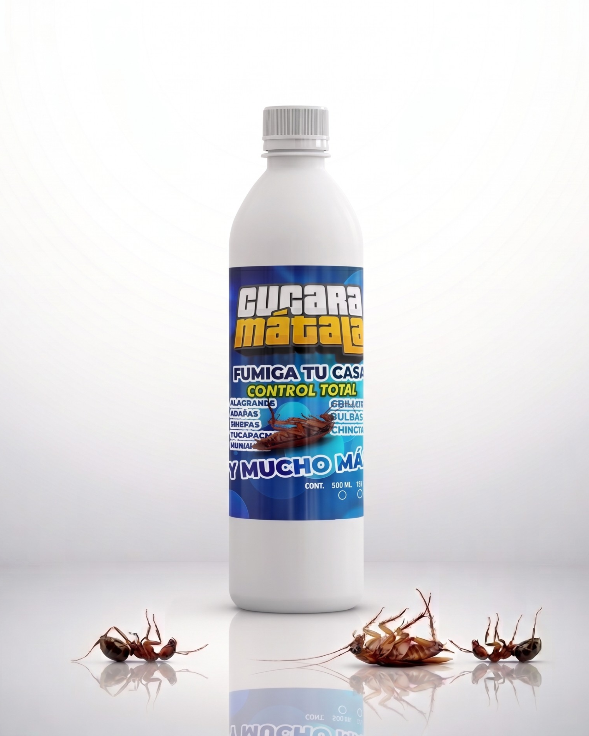 Cucara Mátala – Insecticida para 25+ Plagas Rastreras | Control de Plagas