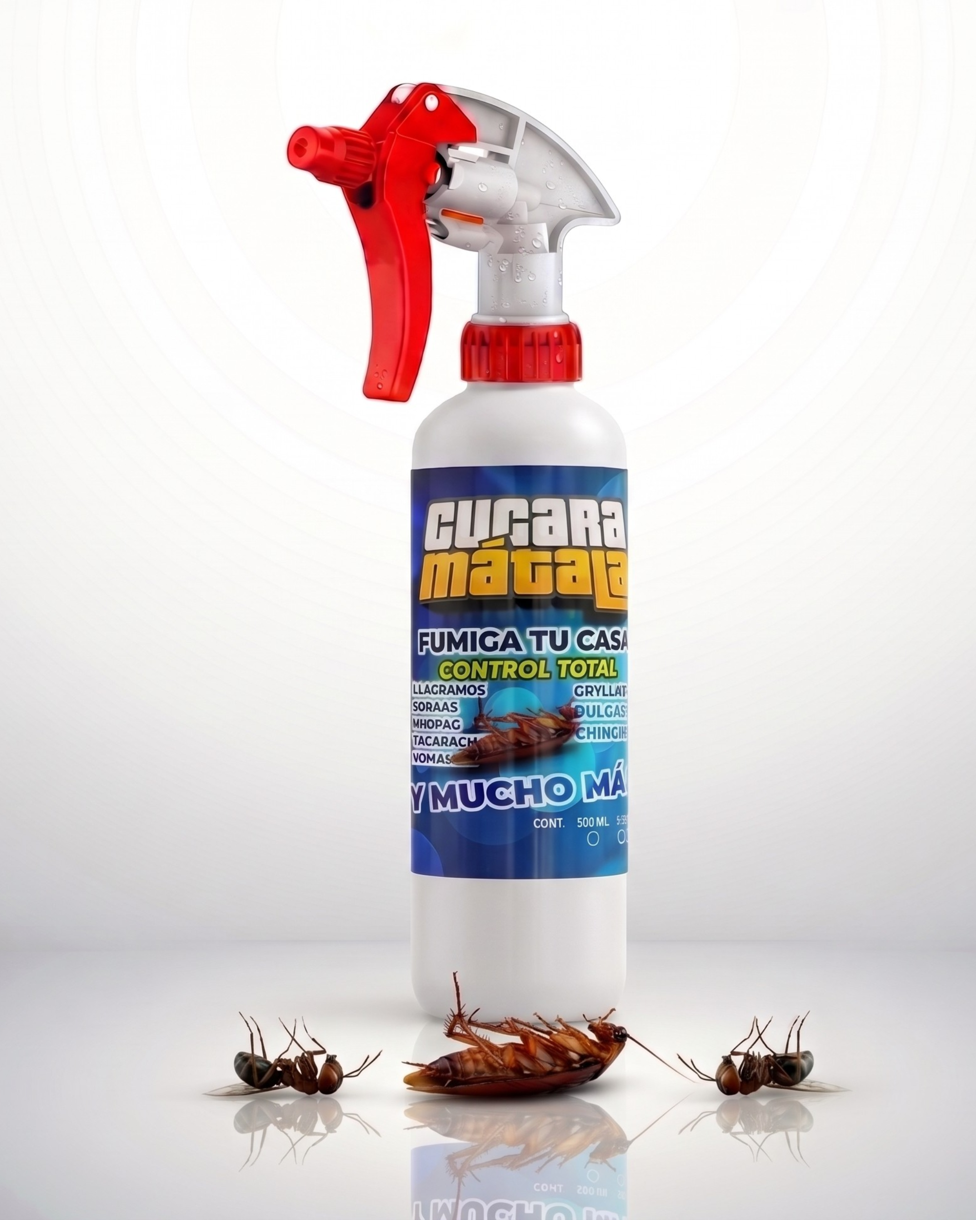 Cucara Mátala – Insecticida para 25+ Plagas Rastreras | Control de Plagas
