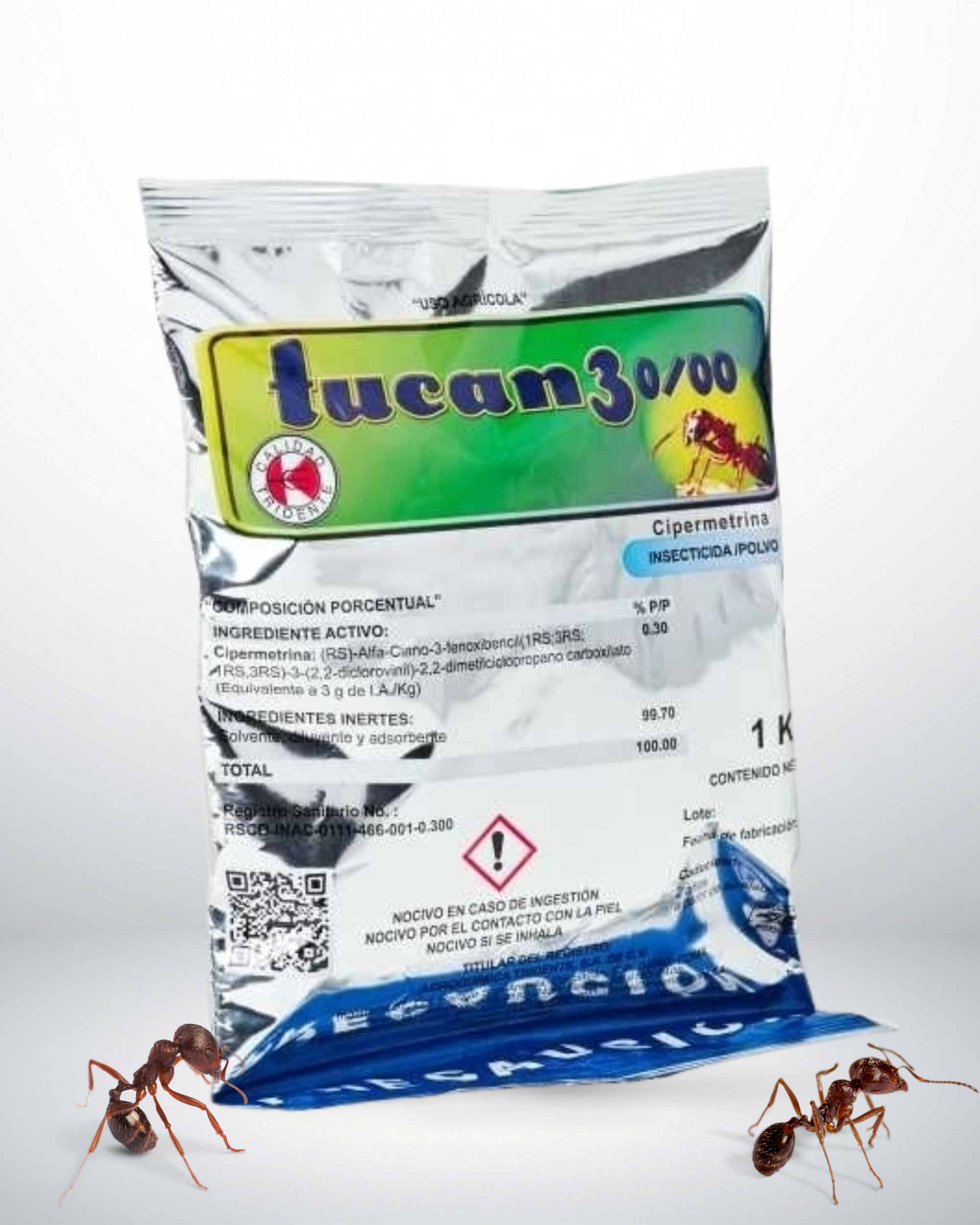 Tucan 3% – Polvo Insecticida para Hormigas e Insectos Rastreros | Control de Plagas