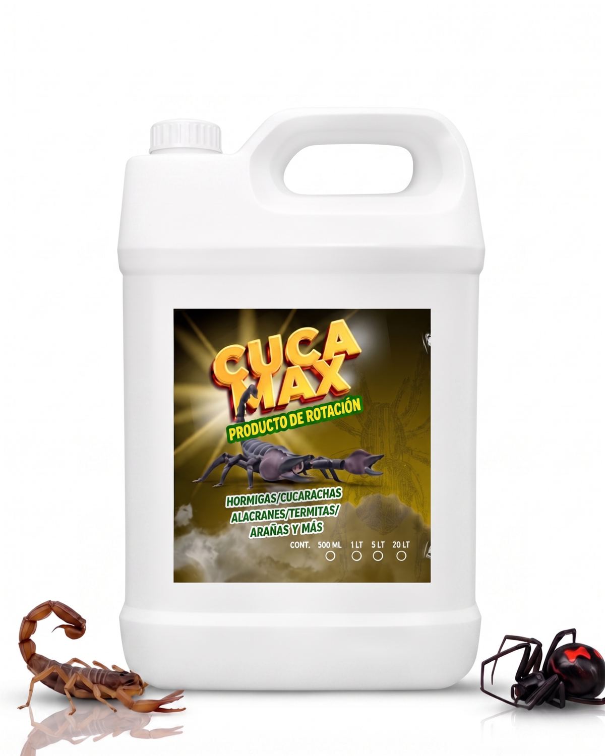 Cuca Max – Elimina Plagas Vivas al Instante
