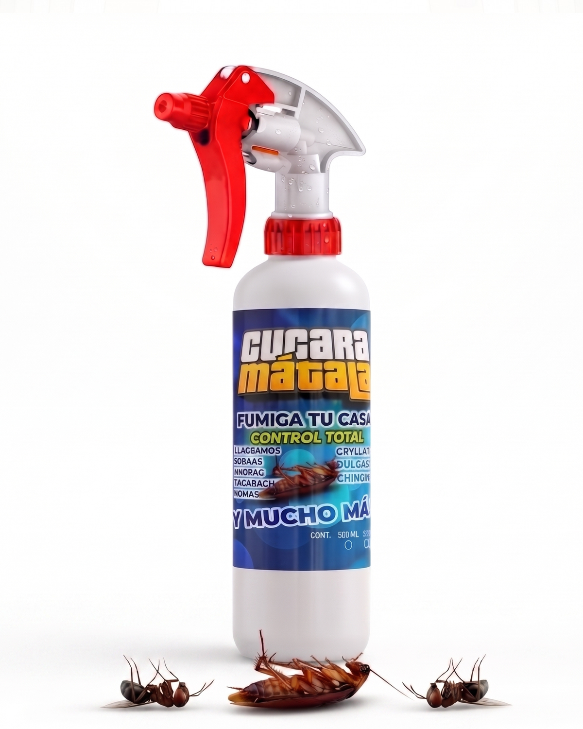 Cucara Mátala – Insecticida para 25+ Plagas Rastreras