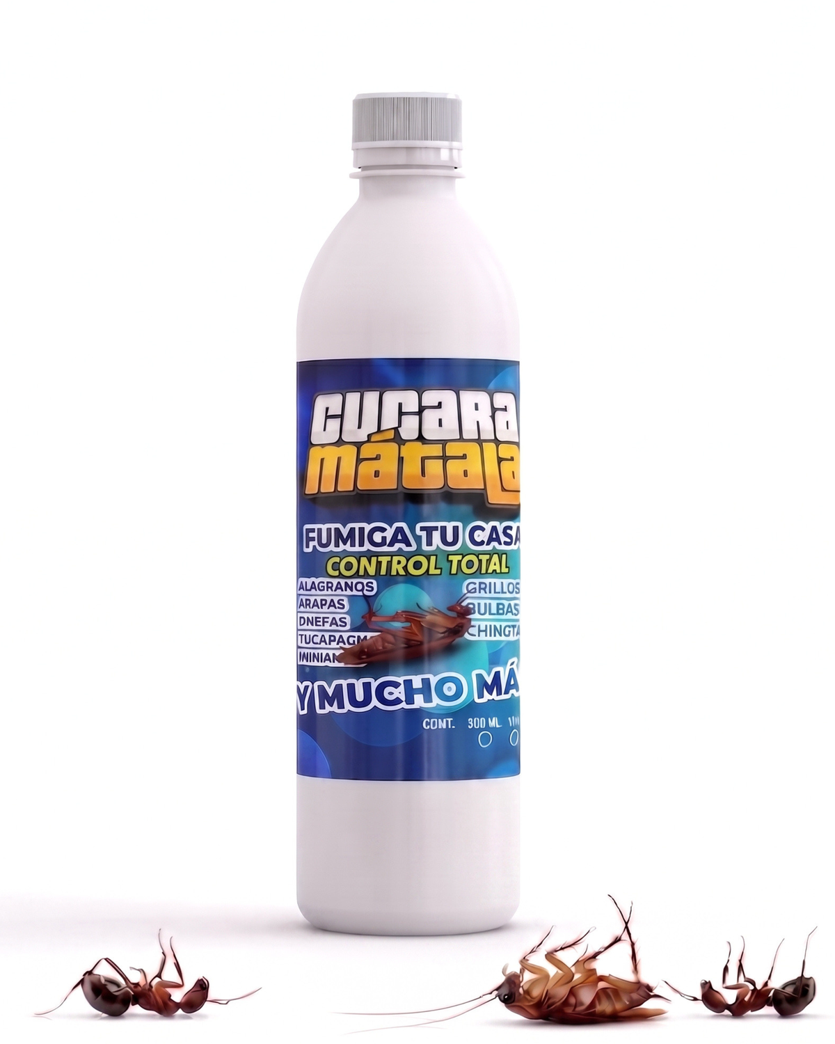 Cucara Mátala – Insecticida para 25+ Plagas Rastreras