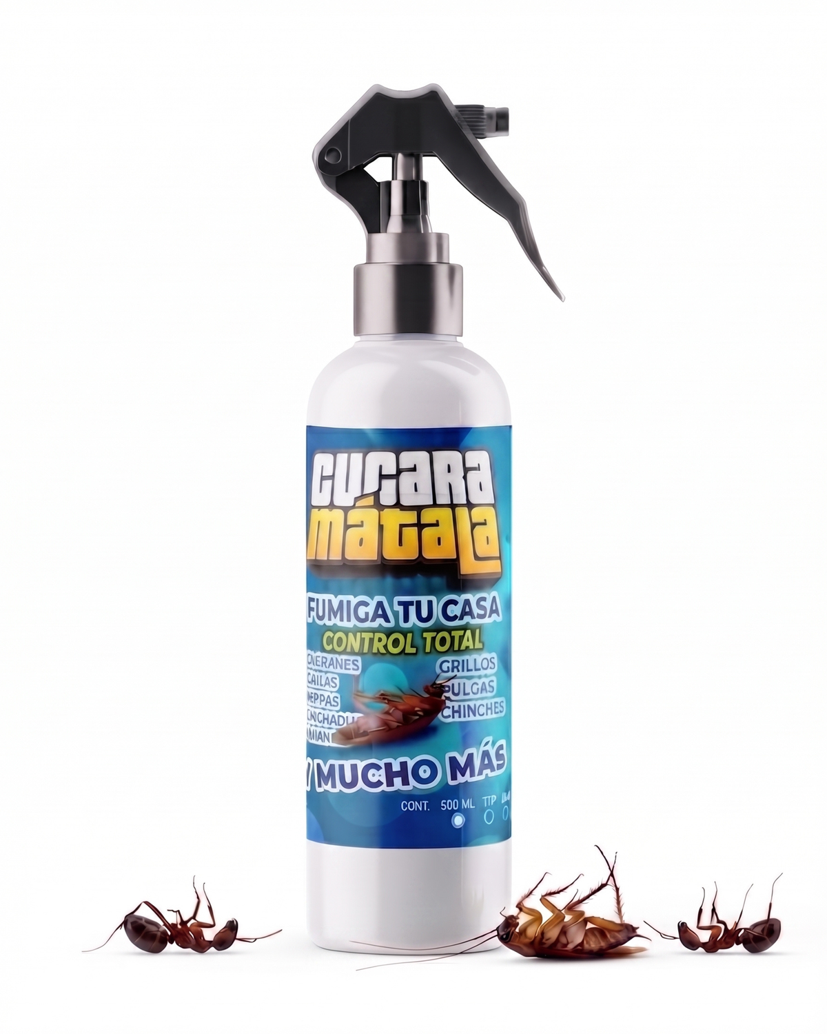Cucara Mátala – Insecticida para 25+ Plagas Rastreras