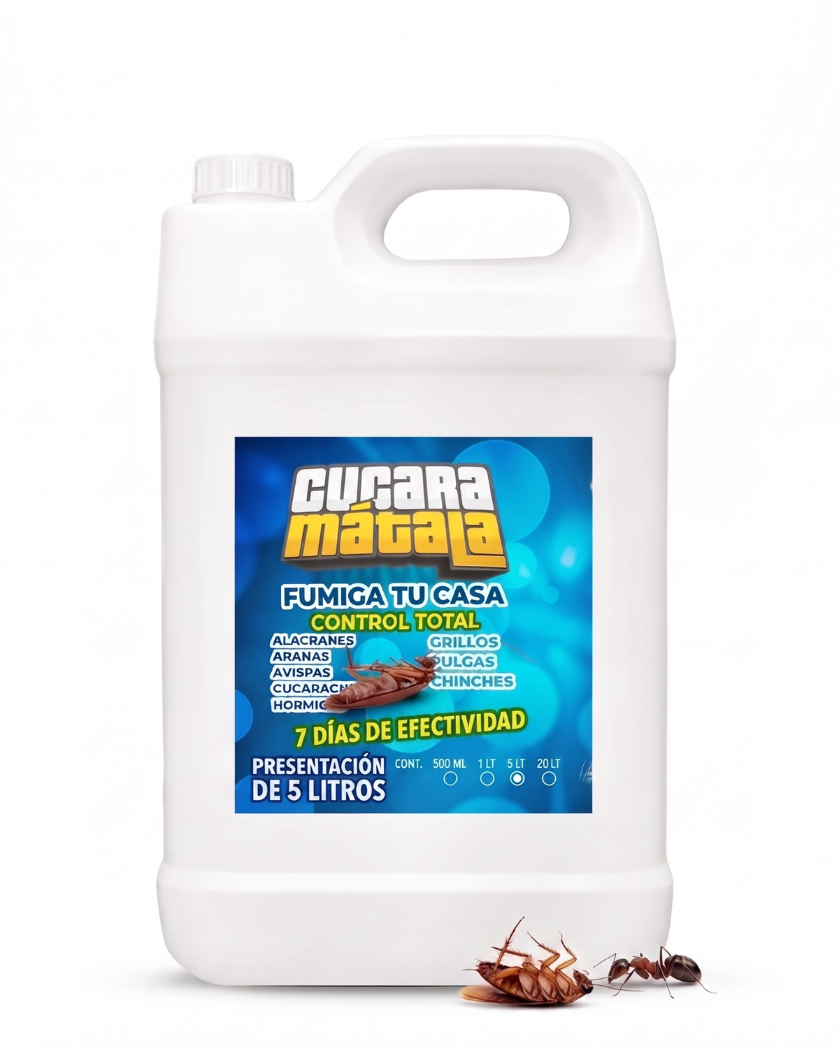 Cucara Mátala – Insecticida para 25+ Plagas Rastreras