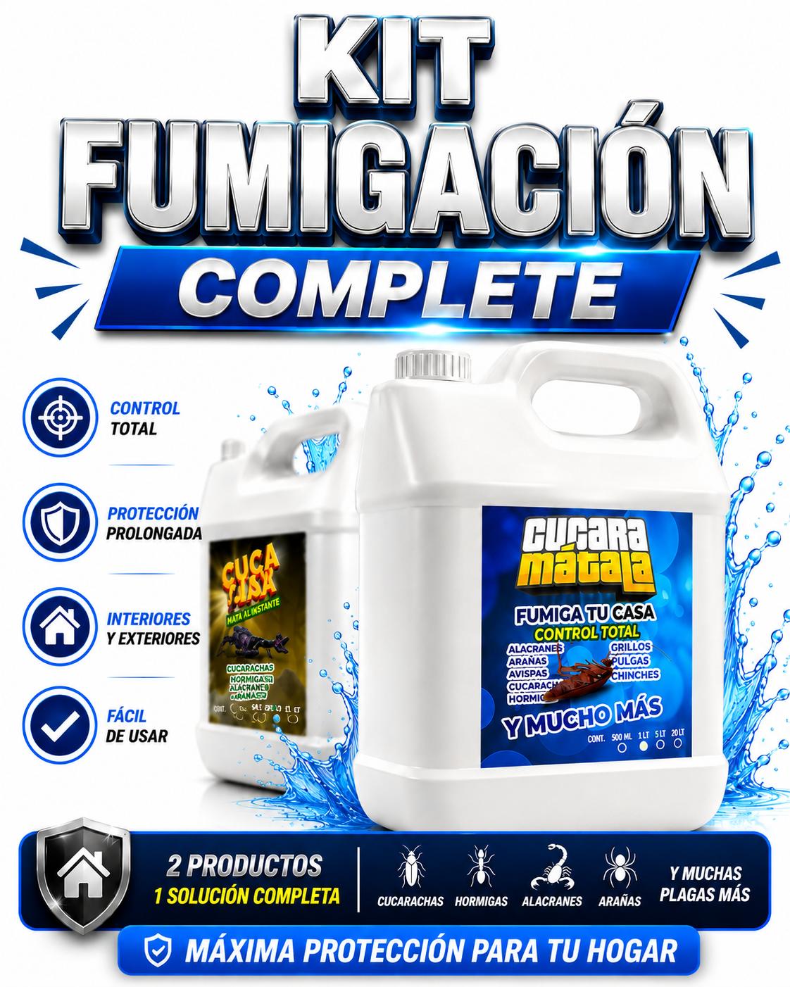 Kit Fumigación Complete - Fumigación y Refuerzo