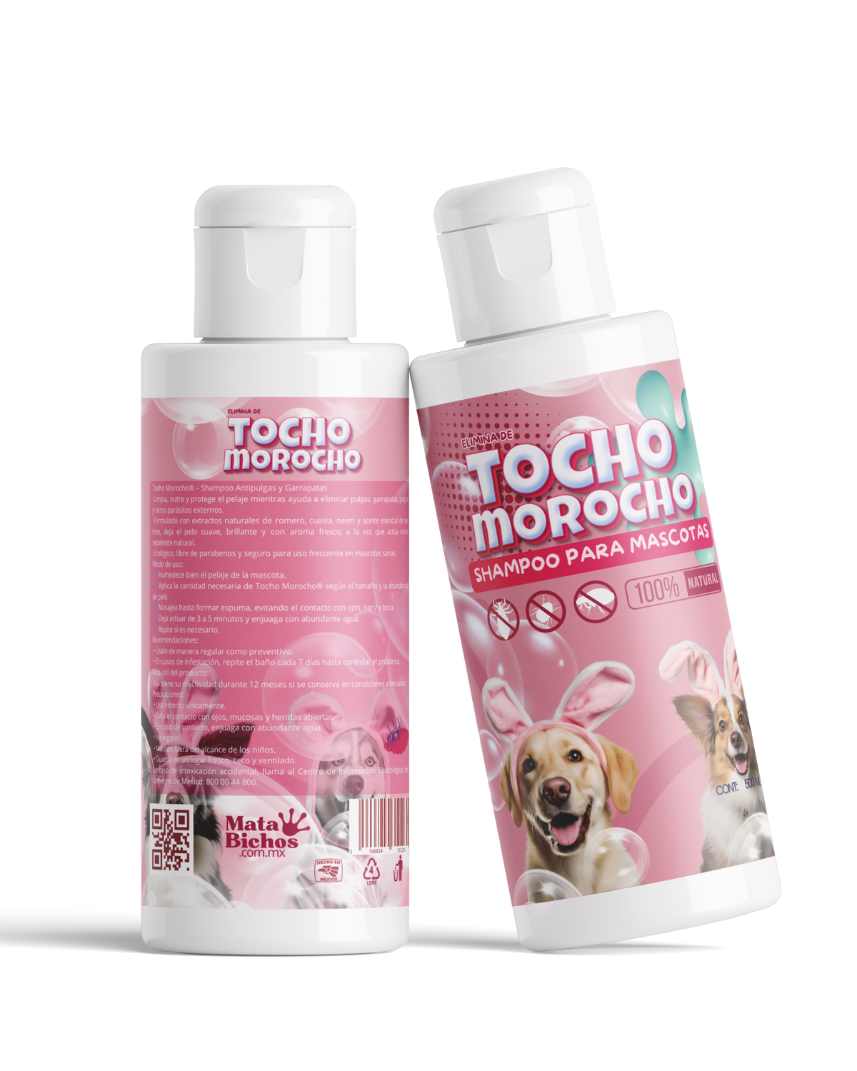 Tocho Morocho – Shampoo para Mascotas Elimina Pulgas y Garrapatas